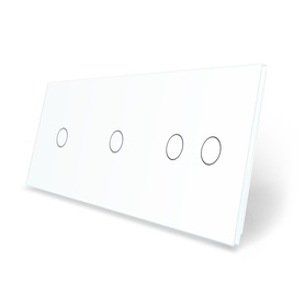 Panel szklany 1+1+2 biały WELAIK