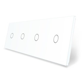 Panel szklany 1+1+1+1 biały WELAIK