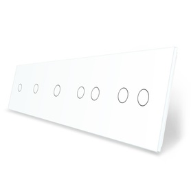 Panel szklany 1+1+1+2+2 biały WELAIK