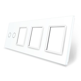 Panel szklany 2+G+G+G biały WELAIK