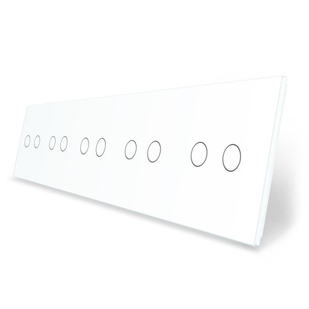 Panel szklany 2+2+2+2+2 biały WELAIK (1)