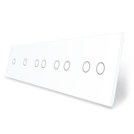 Panel szklany 1+1+2+2+2 biały WELAIK (1)