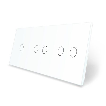 Panel szklany 1+2+2 biały WELAIK (1)