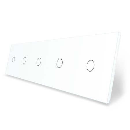 Panel szklany 1+1+1+1+1 biały WELAIK (1)