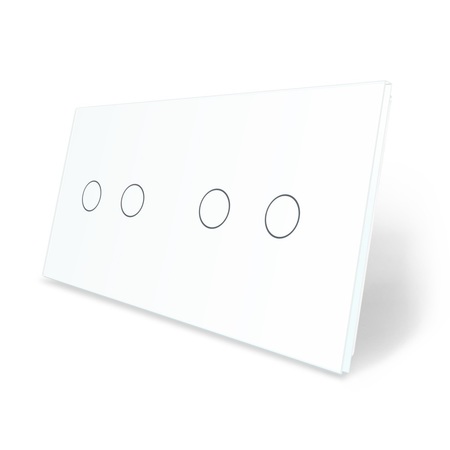 Panel szklany 2+2 biały WELAIK (1)